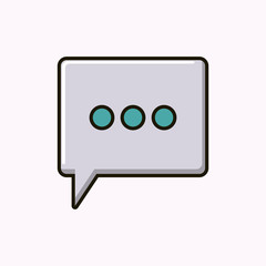 speech bubble message isolated icon vector illustration design