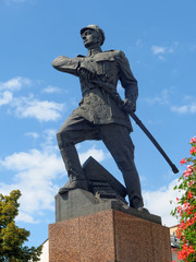 Monument of Polish soldier named 'Leopold Lis-Kula', Rzeszow, Poland