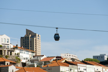 Fototapeta na wymiar Cable Car - Porto - Portugal