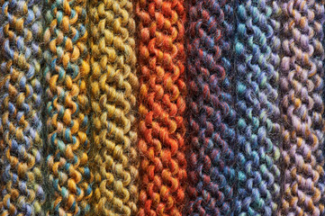 Abstract hand knitted cloth texture