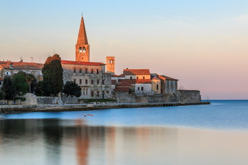 Obraz premium Morning by the sea in Porec, Croatia