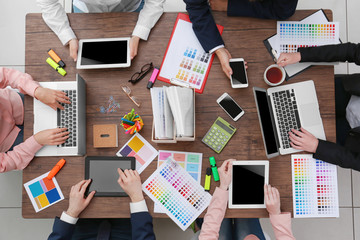 Business people colleagues. Teamwork concept