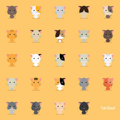 Cute Cartoon cats