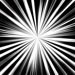 Obraz premium black and white abstract starburst background