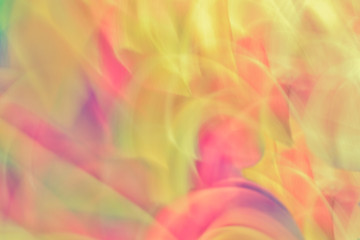 Colorful abstract light vivid color blurred background. Vintage tone effect.