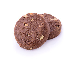 cookie on white background