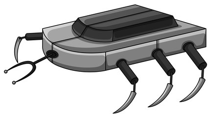 Robot machine with many legs