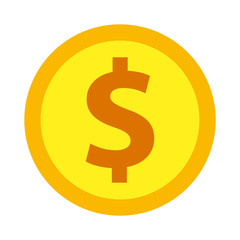coin dollar money icon