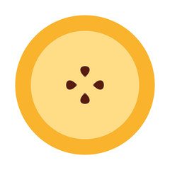 Obraz premium passionfruit fresh fruit icon