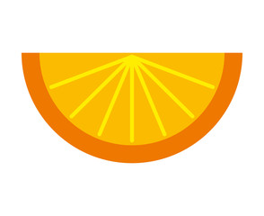 orange fresh fruit icon