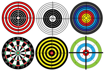 a large set of different targets, vector