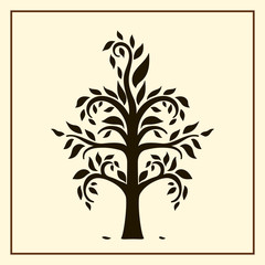 Obraz premium Tree Logo Template