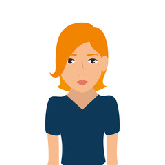 woman girl female person straight hair  face head human vector 