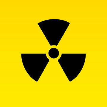 Radiation hazard symbol . 