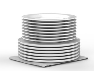 stack of dishes
