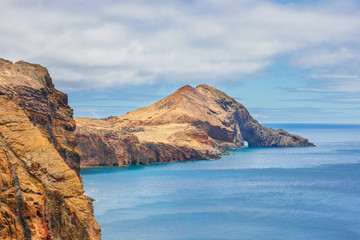 cliffs at Ponta de Sao Lourenco, Madeira, Portugal