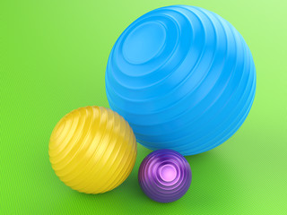 fitness balls