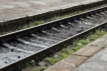 View of the railway track.