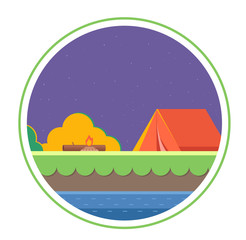Camping logo
