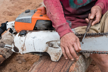 rasp sawing machine
