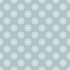Floral Fine Seamless Vector Pattern