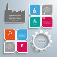 Business Concept With 8 Options Industry Infographic