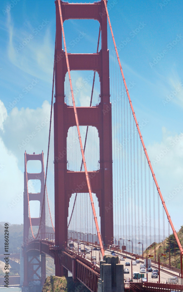 Wall mural Golden Gate Bridge in San Francisco