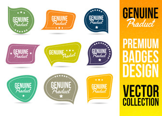 Genuine Product Logo Badge  Emblem