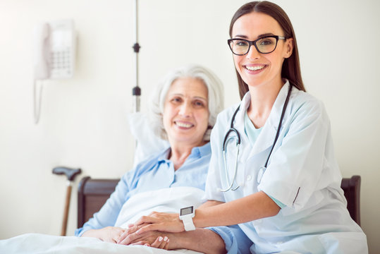 Young Doctor Being Close To Patient