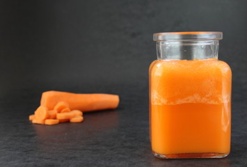 Smoothie made of carrot