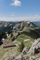 Fototapeta na wymiar Gebirge Tegernsee Landschaft 