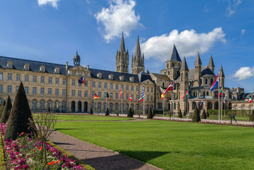 The Abbey of Saint-Etienne and town hall, Caen, France