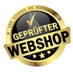 Button Geprüfter Webshop