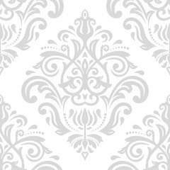 Seamless Damask Vector Background