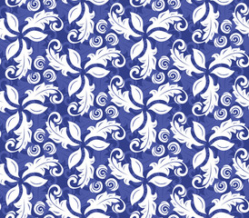 Floral Fine Seamless Vector Pattern