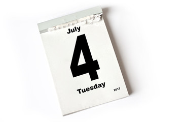 4. July 2017