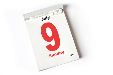 9. July 2017