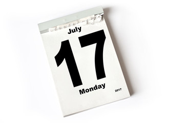 17. July 2017