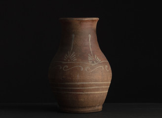 clay vase
