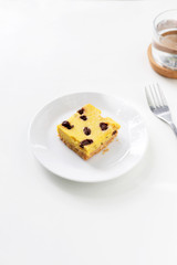 Raisin Pumpkin Square Cheesecake 
