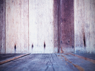 vintage wood textured and background