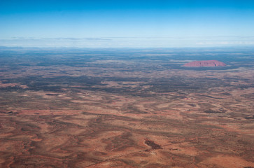 Aerial view of Australian Desert, Northern Territory
