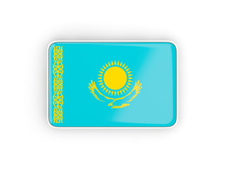 Flag of kazakhstan, rectangular icon