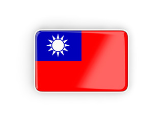 Flag of republic of china, rectangular icon