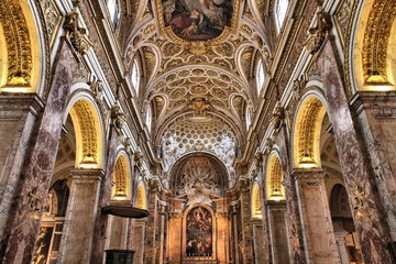 Fototapeta premium San Luigi dei Francesi church in Rome, Italy