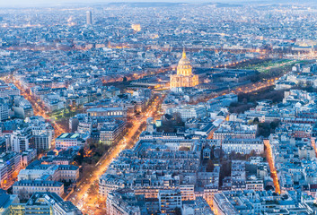 Fototapeta na wymiar Paris buildings and skyline, France
