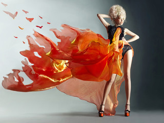 Fire woman