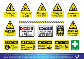 Safety and Warning Signs