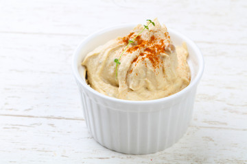 Arabic traditional cuisine - hummus