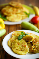 fried zucchini fritters